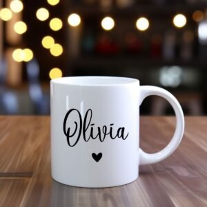 Name Printed Coffee Mug (Customized)